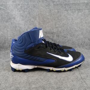 Nike Shoes Mens 12 Baseball Cleats Huarache Sport Athletic Black Blue